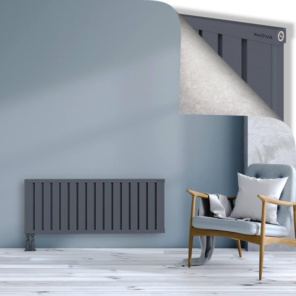 OBI Dekoratif Alüminyum Radyatör 500x1284 Antrasit