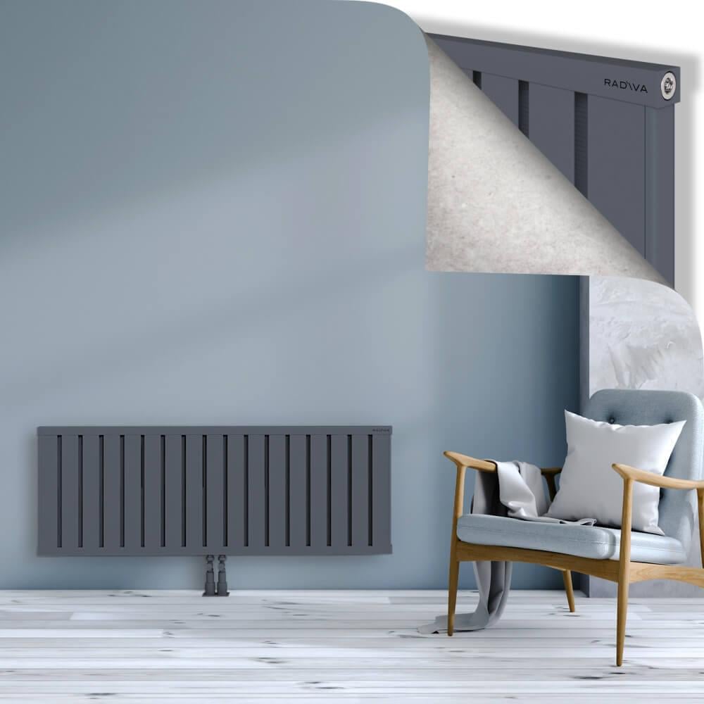 OBI Dekoratif Alüminyum Radyatör 500x1364 Antrasit