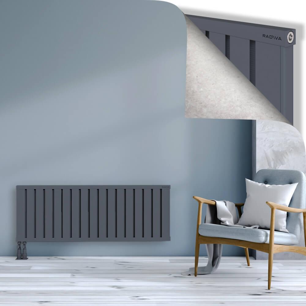 OBI Dekoratif Alüminyum Radyatör 500x1364 Antrasit