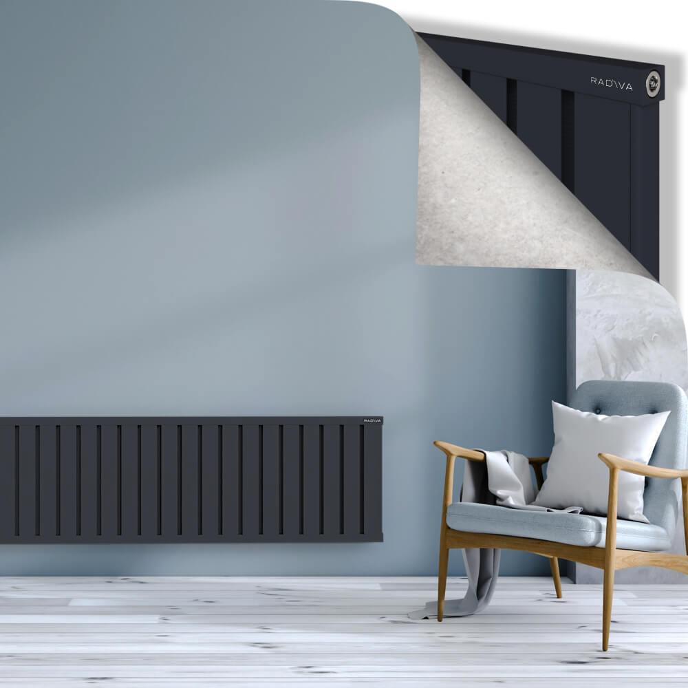 OBI Dekoratif Alüminyum Radyatör 500x2084 Koyu Antrasit