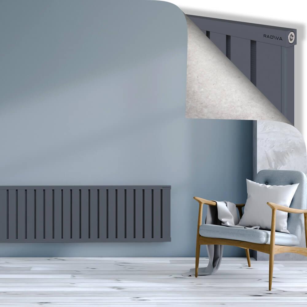 OBI Dekoratif Alüminyum Radyatör 500x2724 Antrasit