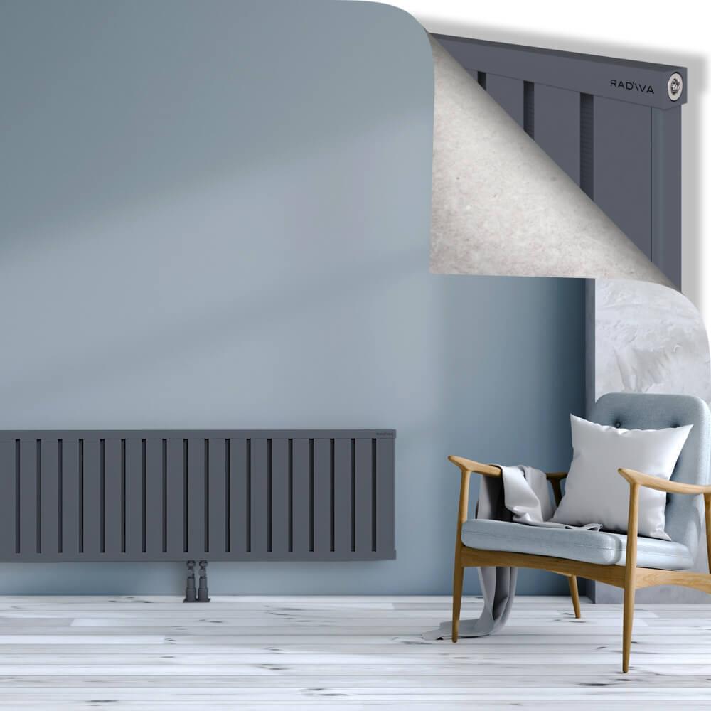 OBI Dekoratif Alüminyum Radyatör 500x2804 Antrasit