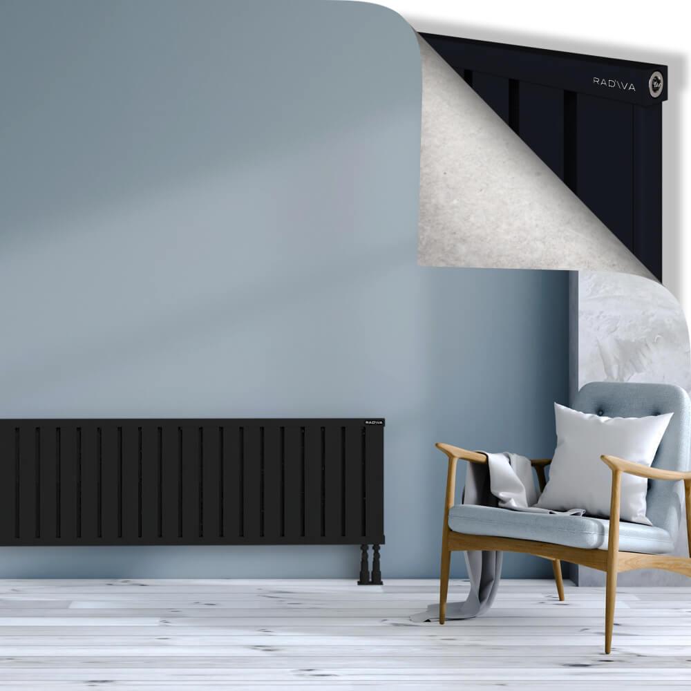 OBI Dekoratif Alüminyum Radyatör 500x2964 Siyah