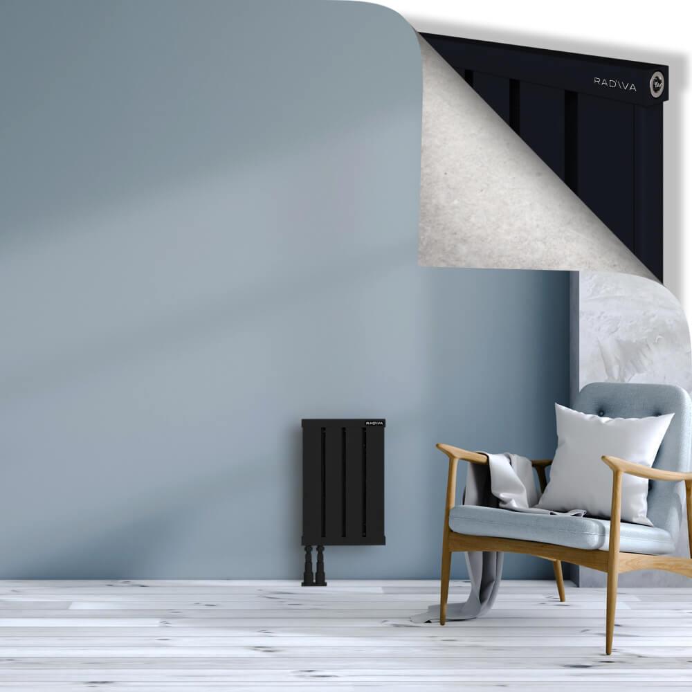 OBI Dekoratif Alüminyum Radyatör 500x324 Siyah