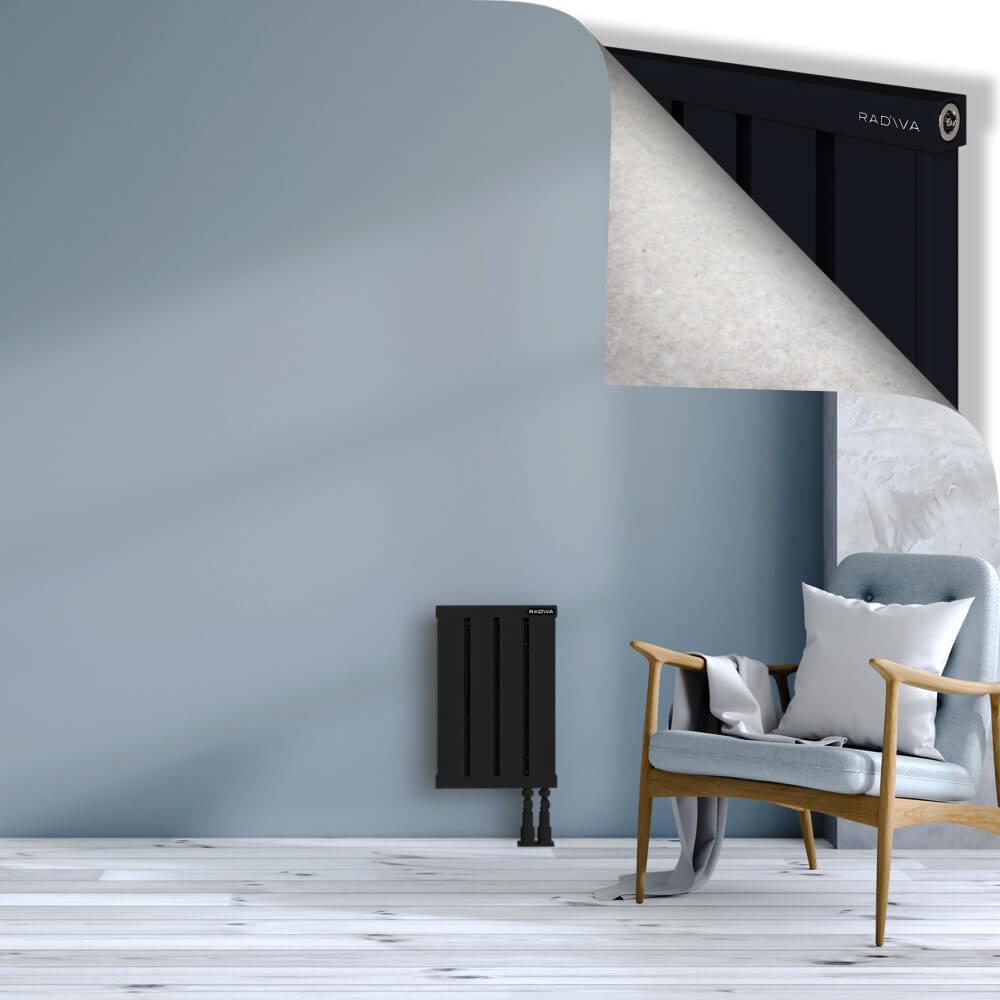OBI Dekoratif Alüminyum Radyatör 500x324 Siyah