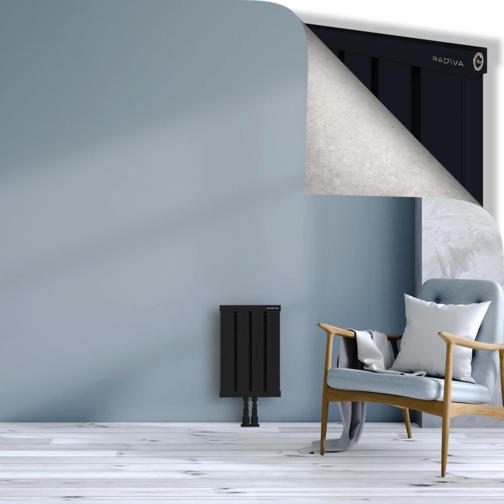 OBI Dekoratif Alüminyum Radyatör 500x324 Siyah