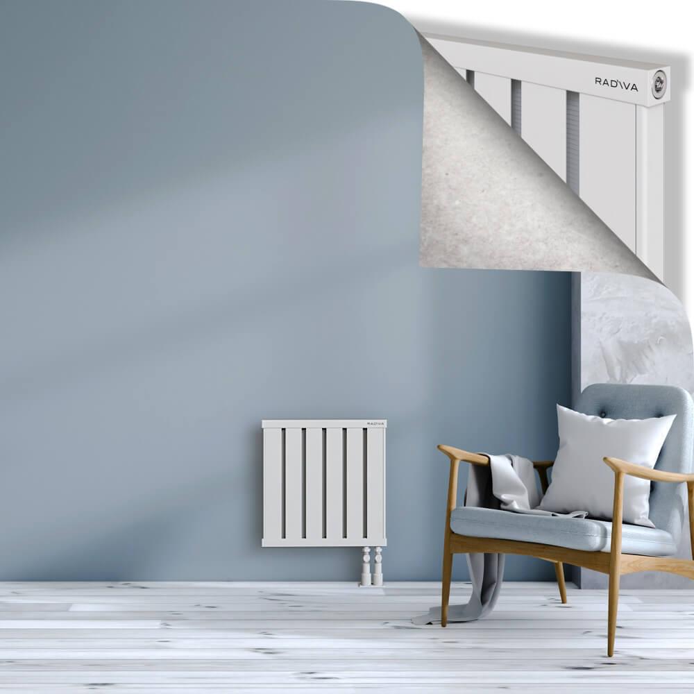 OBI Dekoratif Alüminyum Radyatör 500x484 Beyaz