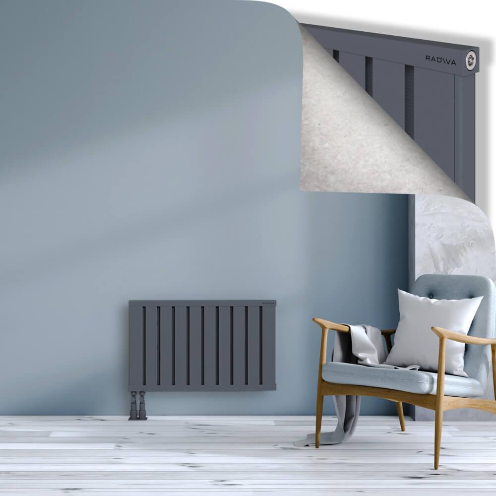 OBI Dekoratif Alüminyum Radyatör 500x804 Antrasit