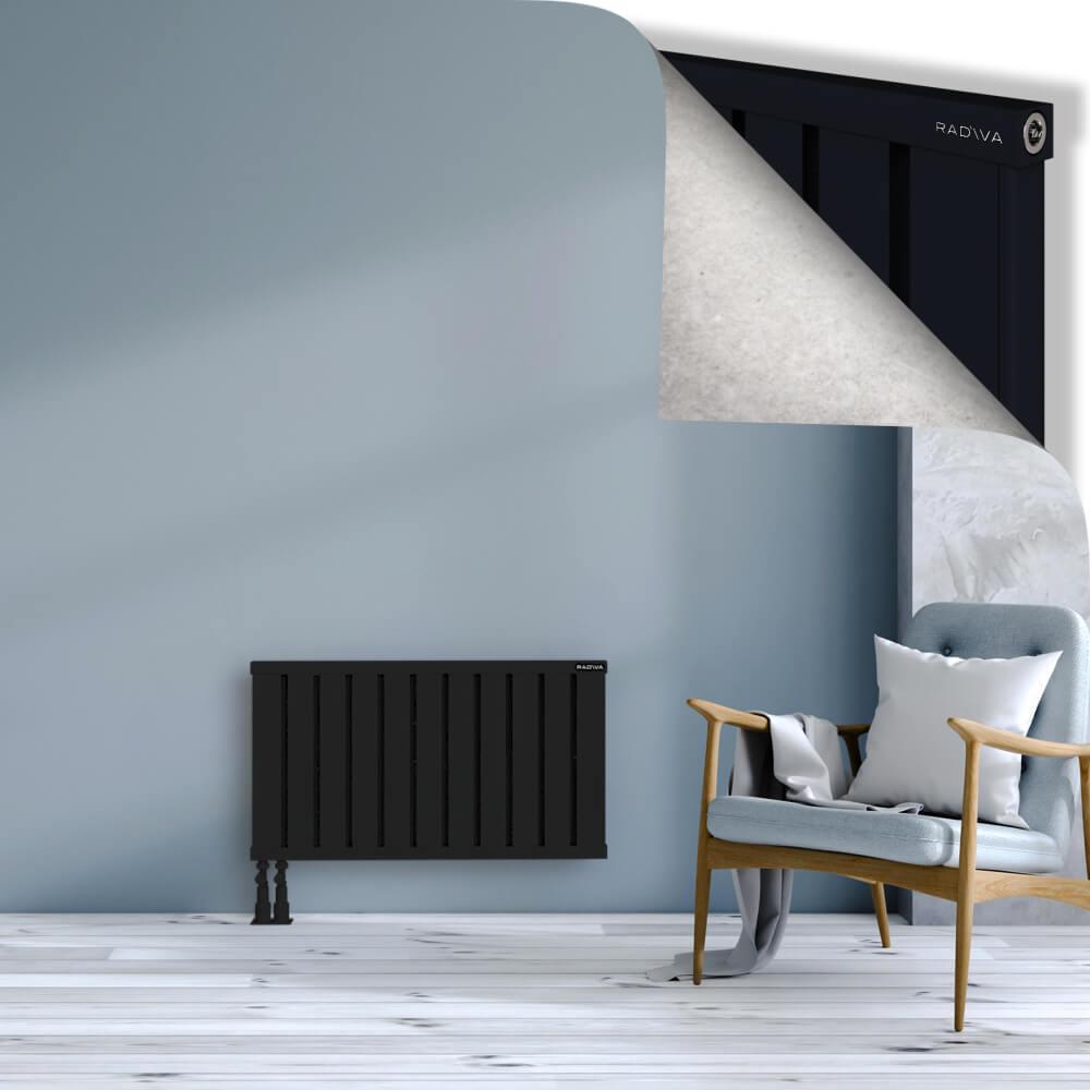 OBI Dekoratif Alüminyum Radyatör 500x884 Siyah