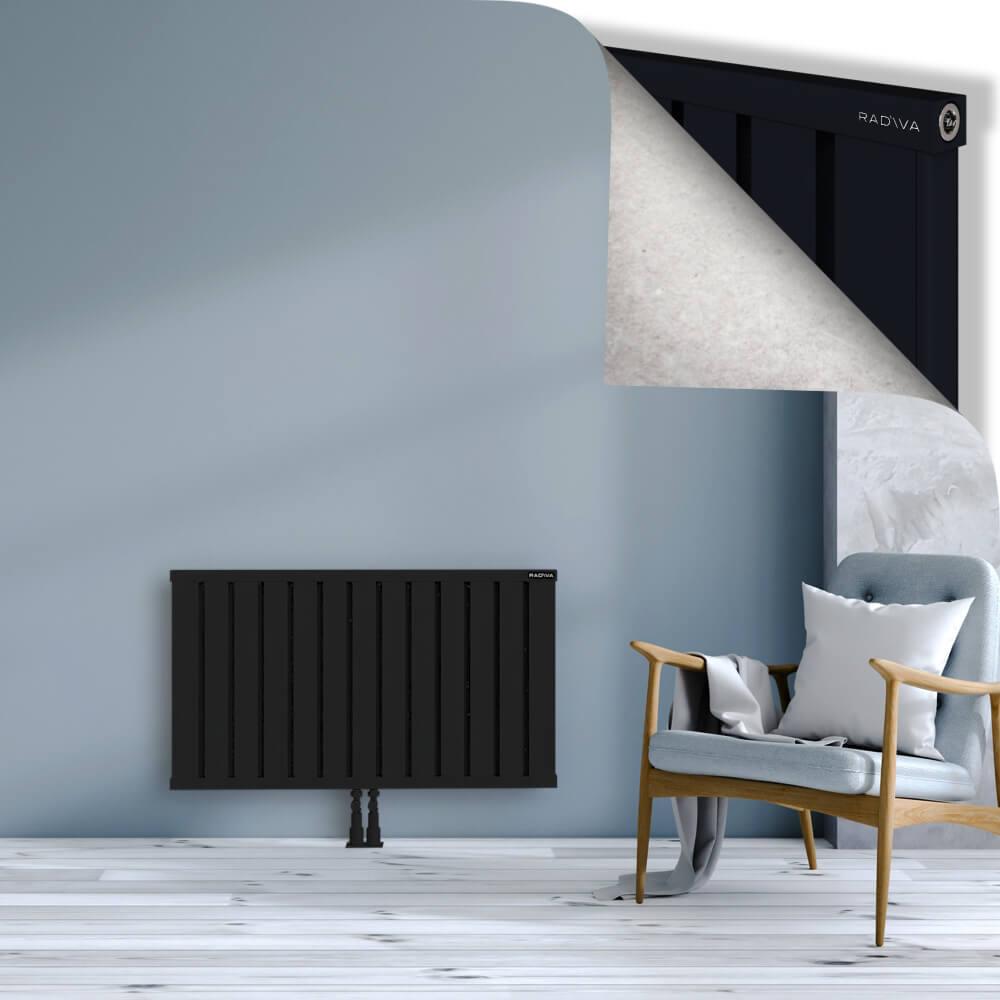 OBI Dekoratif Alüminyum Radyatör 600x1044 Siyah