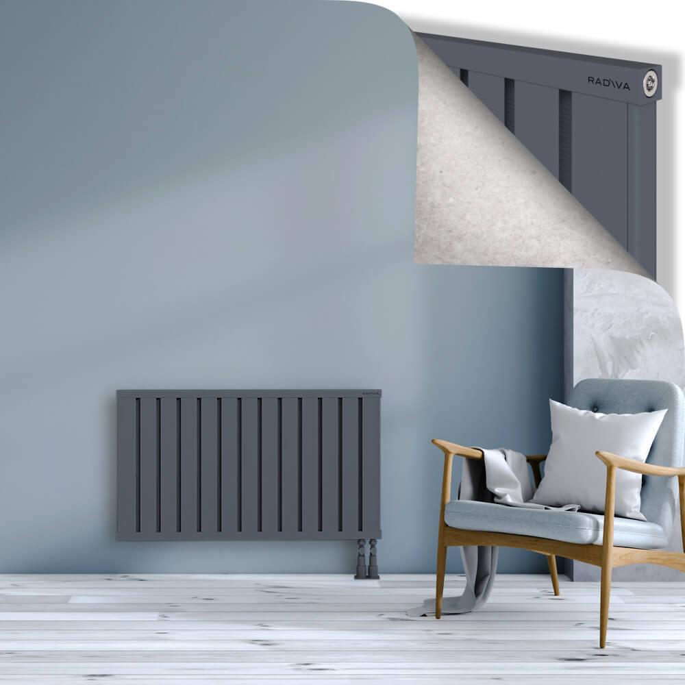 OBI Dekoratif Alüminyum Radyatör 600x1044 Antrasit