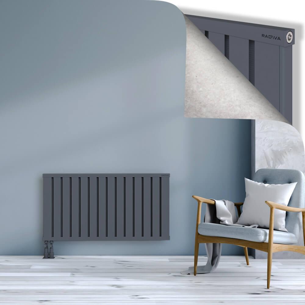 OBI Dekoratif Alüminyum Radyatör 600x1124 Antrasit
