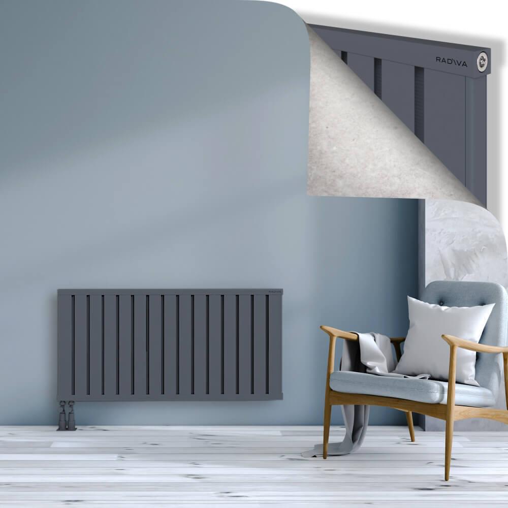 OBI Dekoratif Alüminyum Radyatör 600x1204 Antrasit