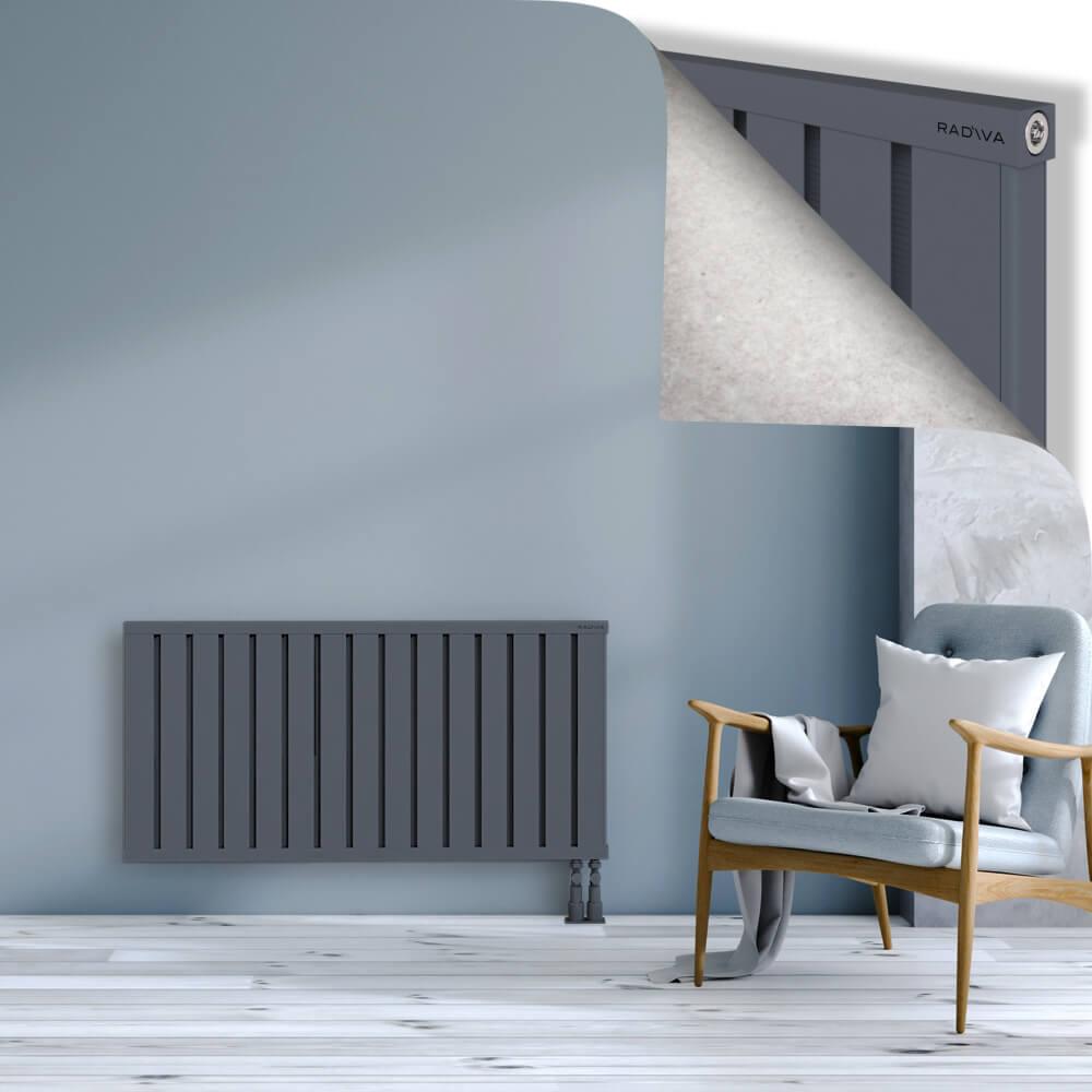 OBI Dekoratif Alüminyum Radyatör 600x1204 Antrasit