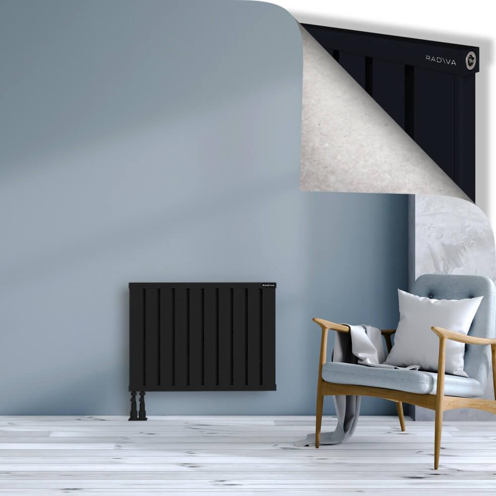 OBI Dekoratif Alüminyum Radyatör 600x804 Siyah