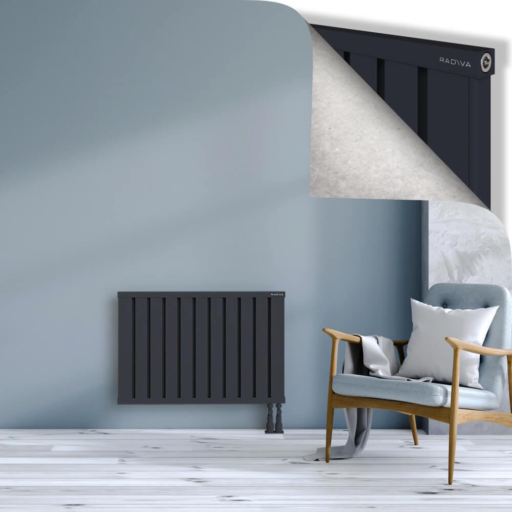 OBI Dekoratif Alüminyum Radyatör 600x884 Koyu Antrasit