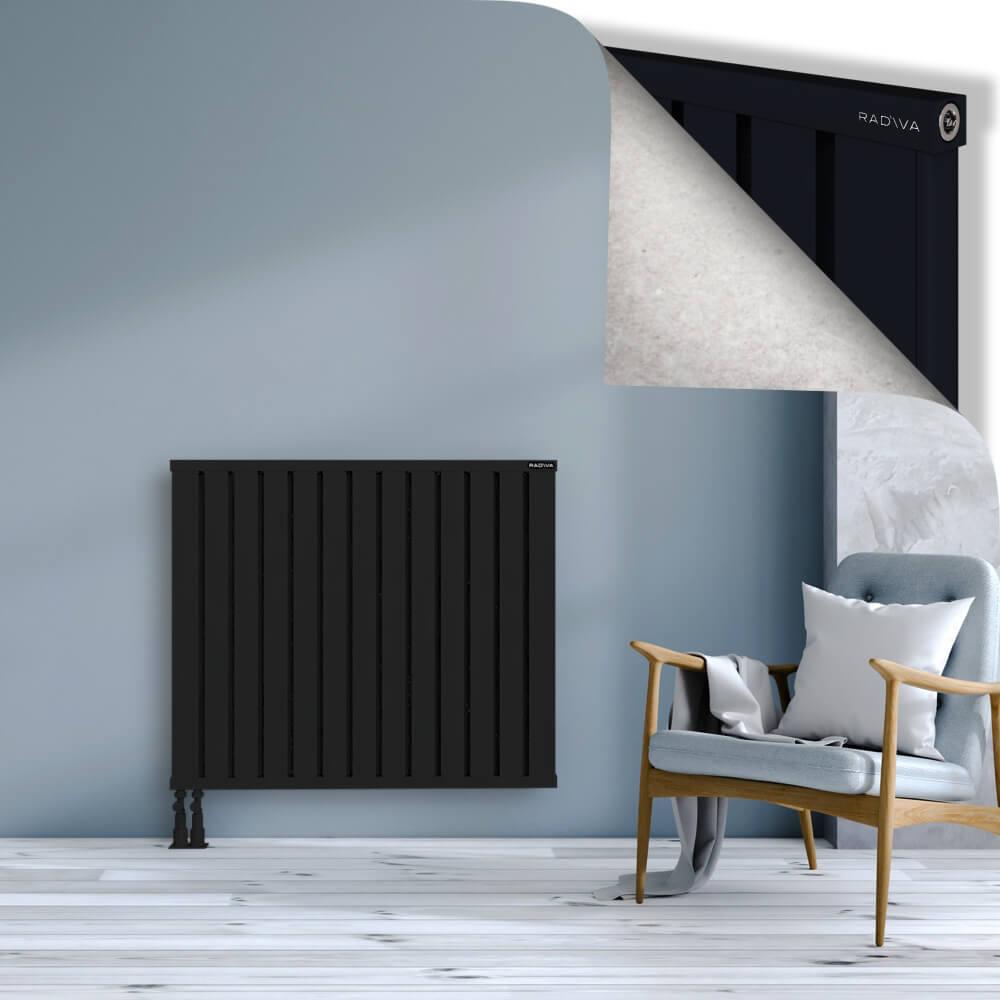 OBI Dekoratif Alüminyum Radyatör 900x1044 Siyah