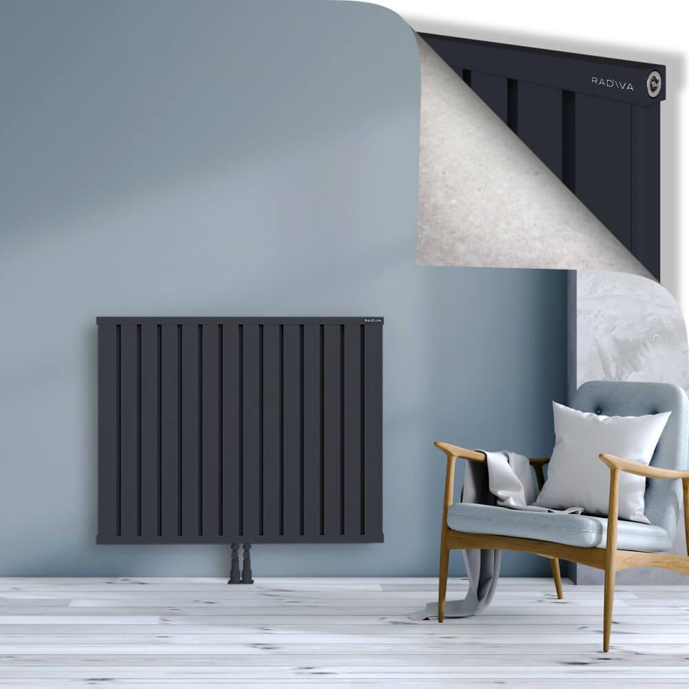OBI Dekoratif Alüminyum Radyatör 900x1124 Koyu Antrasit