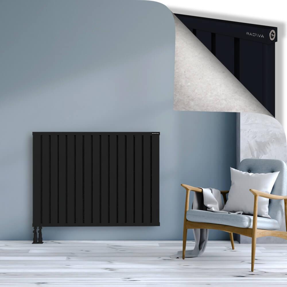 OBI Dekoratif Alüminyum Radyatör 900x1204 Siyah