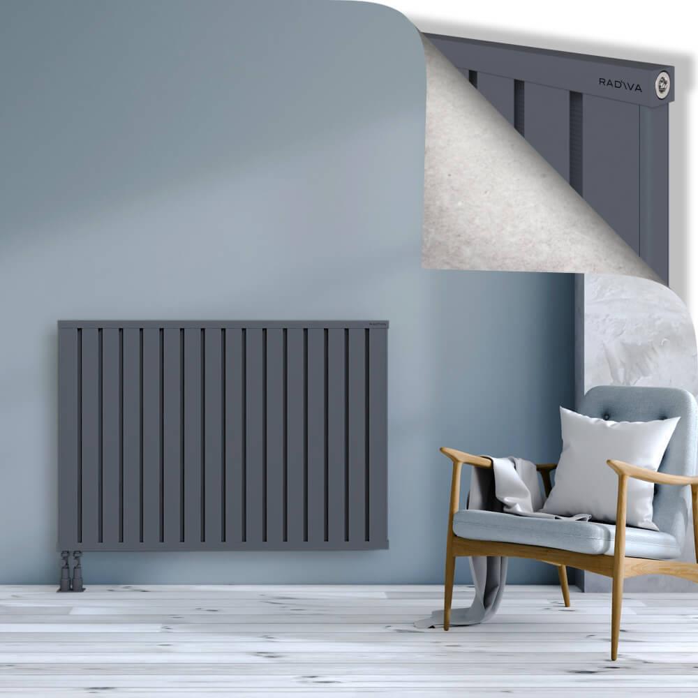 OBI Dekoratif Alüminyum Radyatör 900x1284 Antrasit