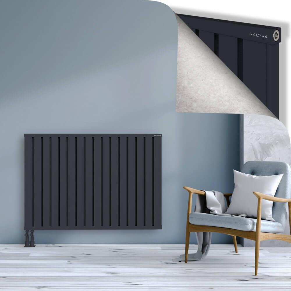OBI Dekoratif Alüminyum Radyatör 900x1284 Koyu Antrasit