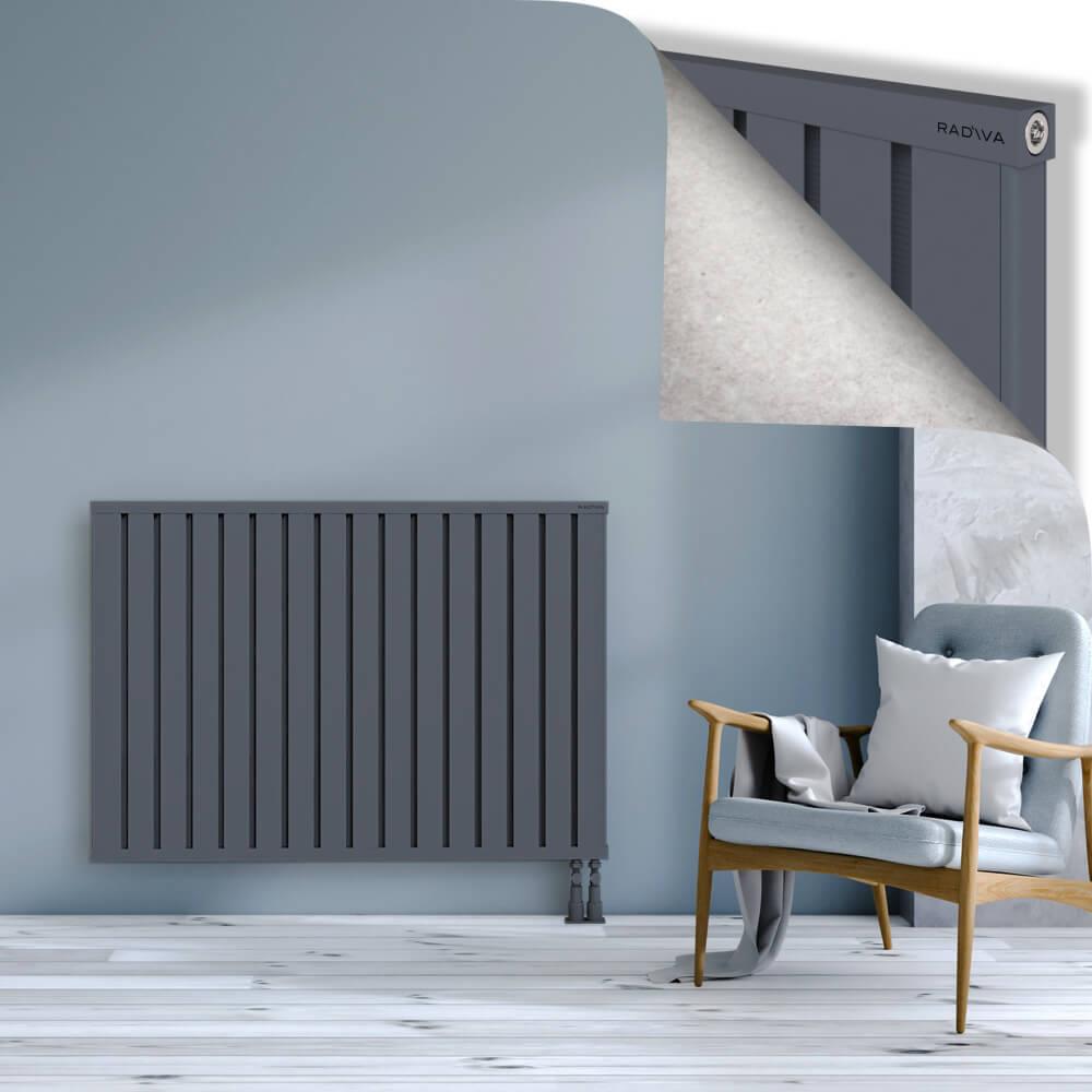 OBI Dekoratif Alüminyum Radyatör 900x1284 Antrasit