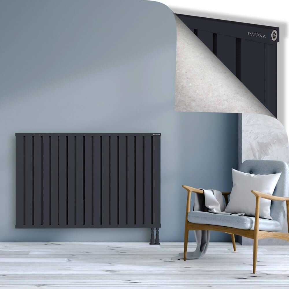 OBI Dekoratif Alüminyum Radyatör 900x1364 Koyu Antrasit