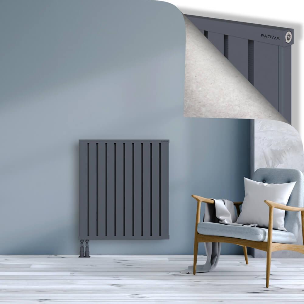 OBI Dekoratif Alüminyum Radyatör 900x804 Antrasit