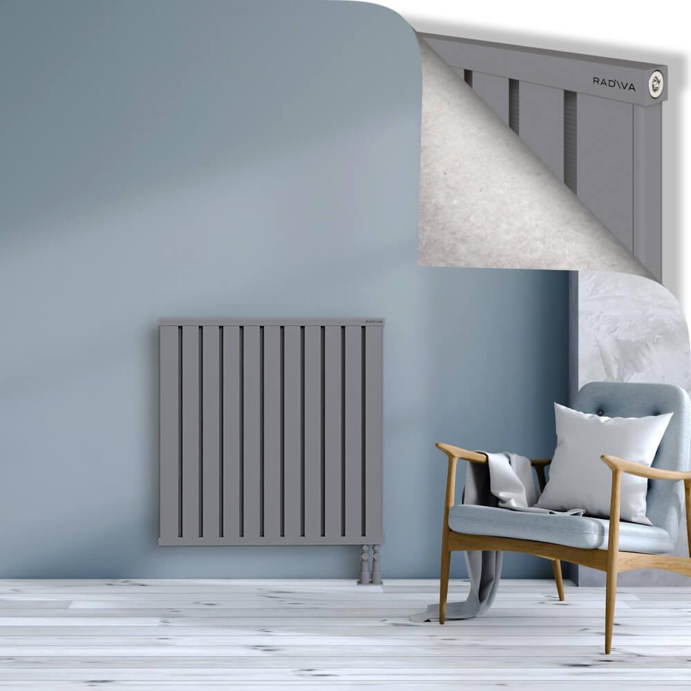 OBI Dekoratif Alüminyum Radyatör 900x884 Gri