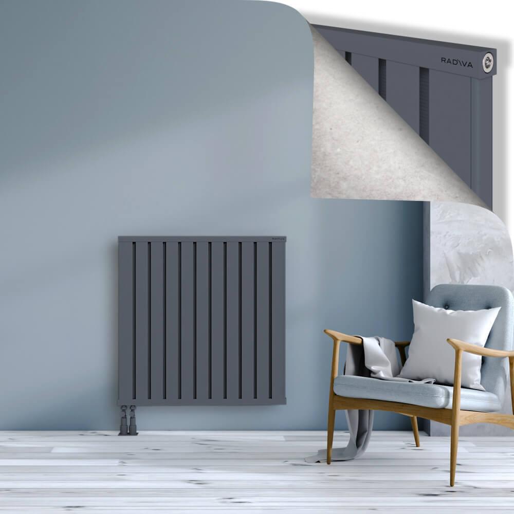 OBI Dekoratif Alüminyum Radyatör 900x884 Antrasit