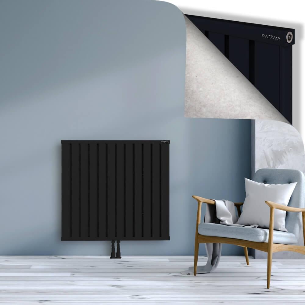OBI Dekoratif Alüminyum Radyatör 900x964 Siyah