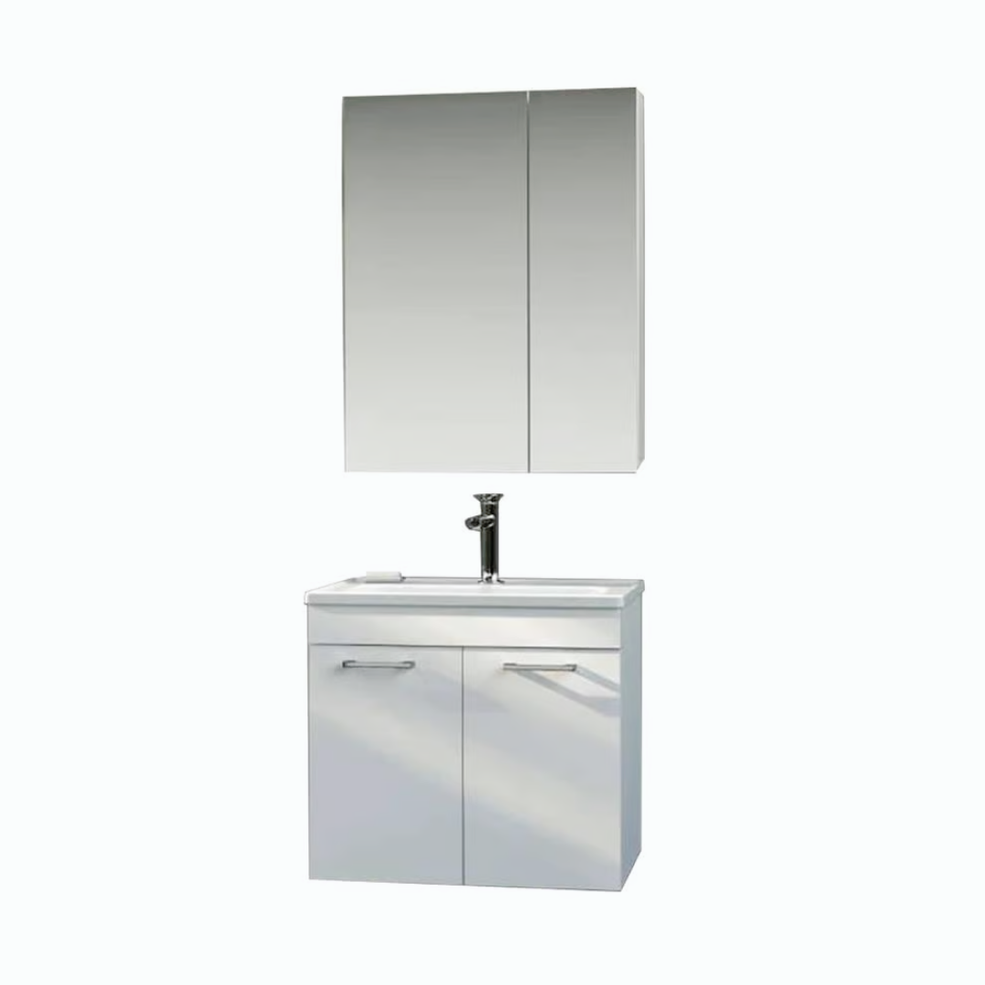 Orka Bafa 60cm Banyo Dolabı Set