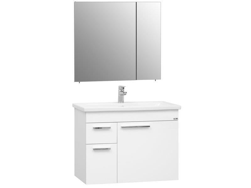 Orka Enez 80cm Beyaz Banyo Dolabı Set - ORKA.ENEZ.BYZ.80
