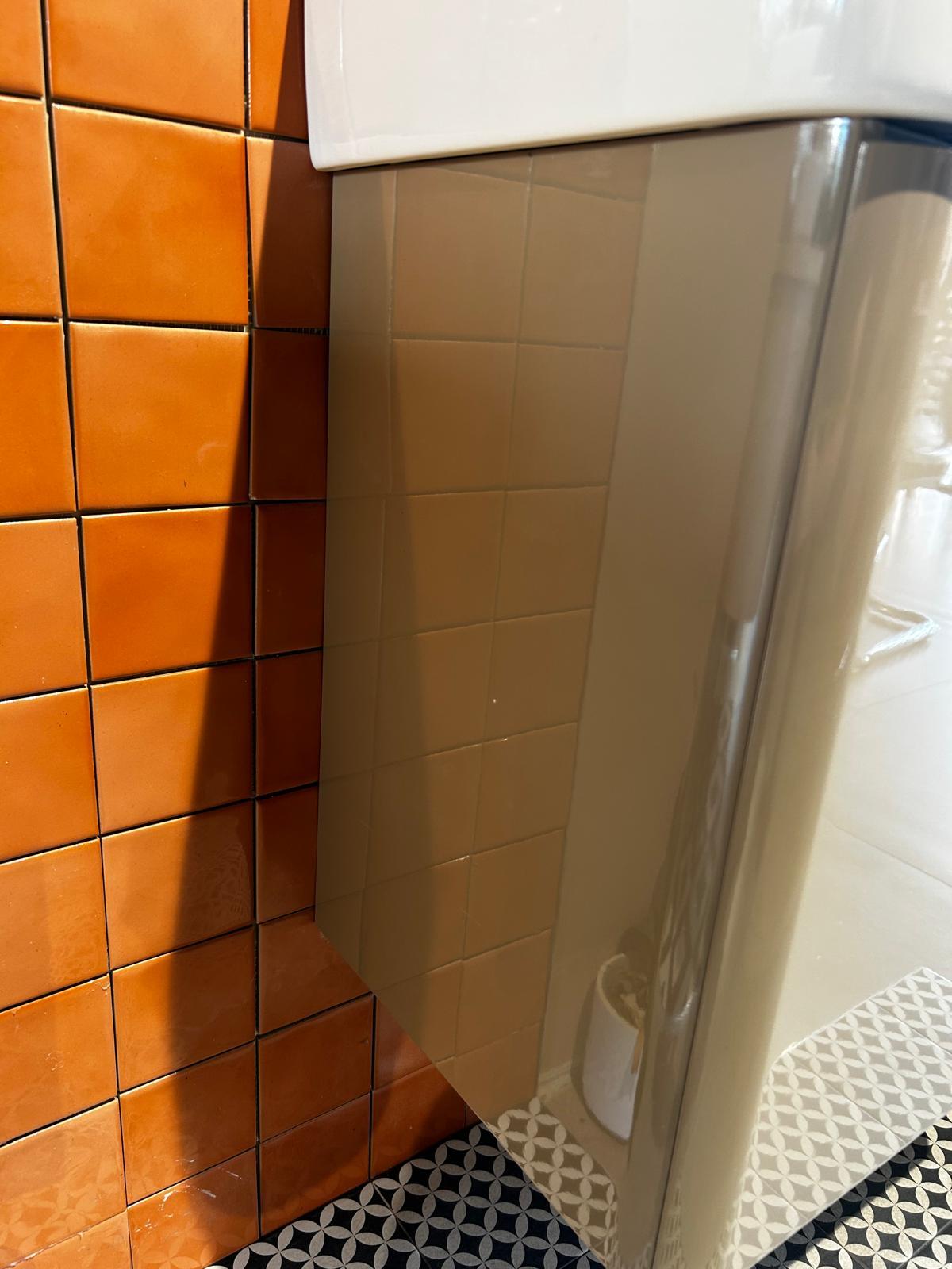 Orka Orbit 55cm Banyo Dolabı Set Parlak Cappucino Teşhir