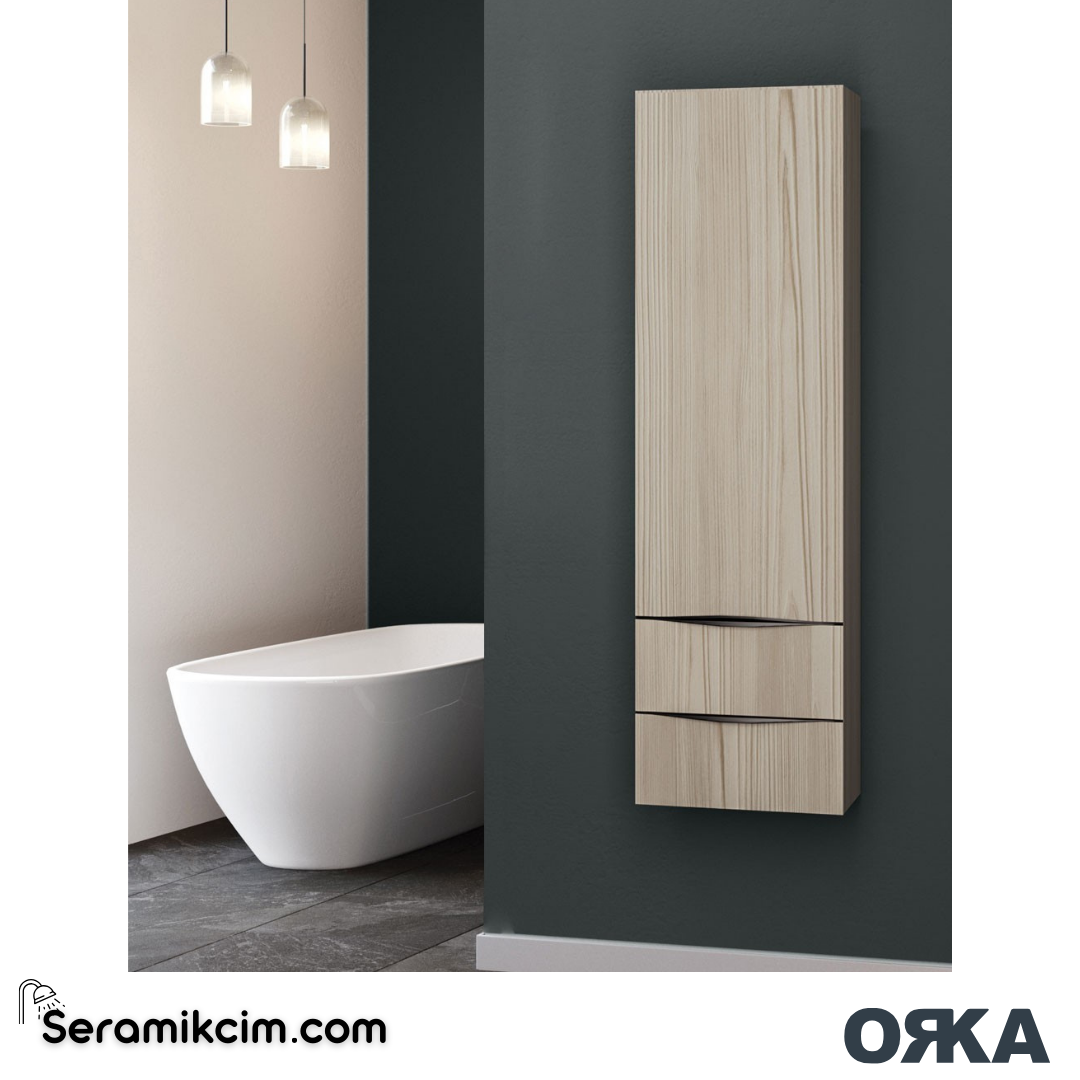 Orka Vento 40cm Boy Dolabı Sol Dublin - ORK.BYD1178