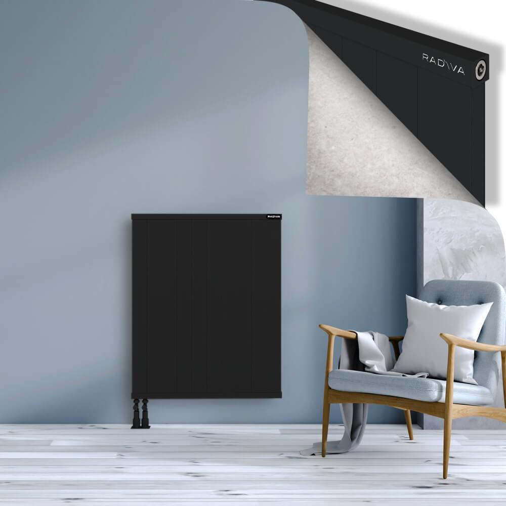 RIO Dekoratif Alüminyum Radyatör 1000x1004 Siyah