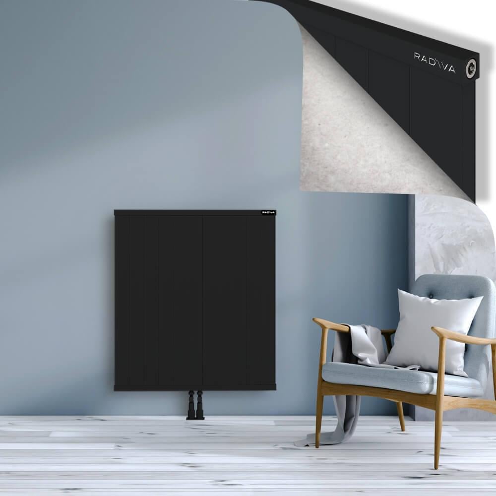 RIO Dekoratif Alüminyum Radyatör 1000x1104 Siyah
