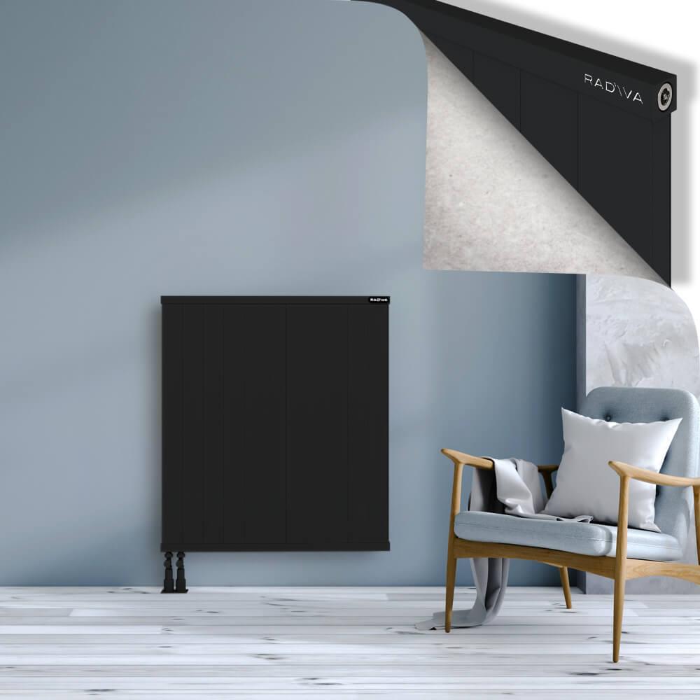 RIO Dekoratif Alüminyum Radyatör 1000x1104 Siyah