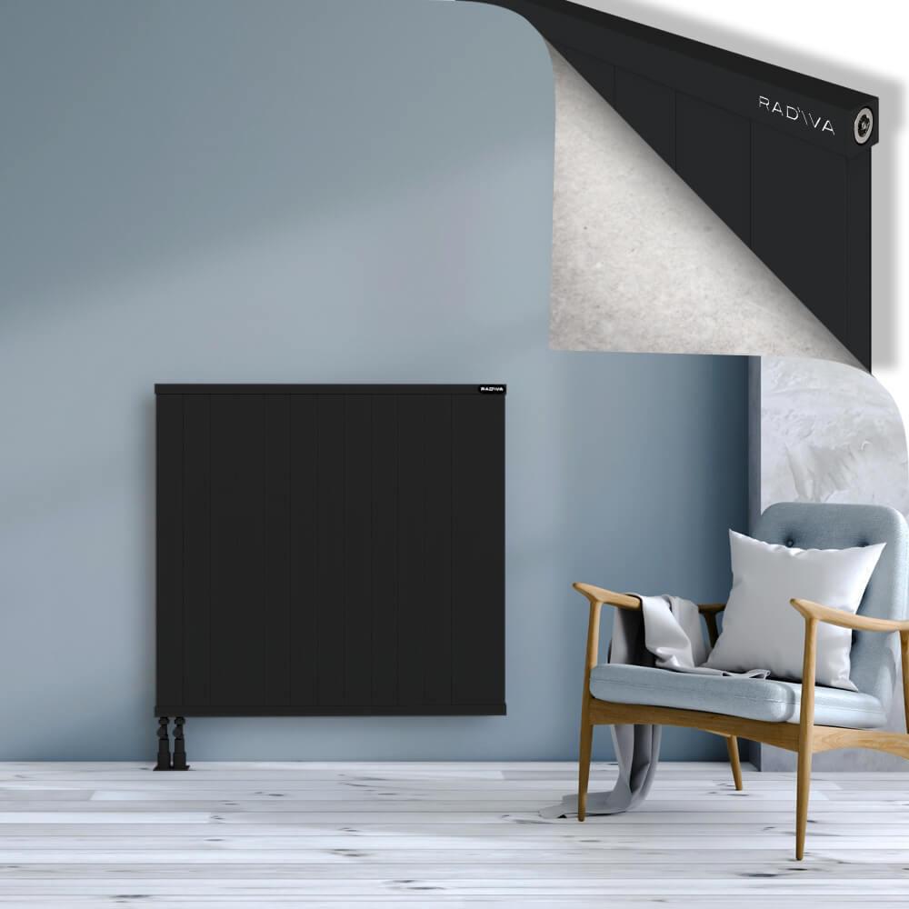 RIO Dekoratif Alüminyum Radyatör 1000x1304 Siyah