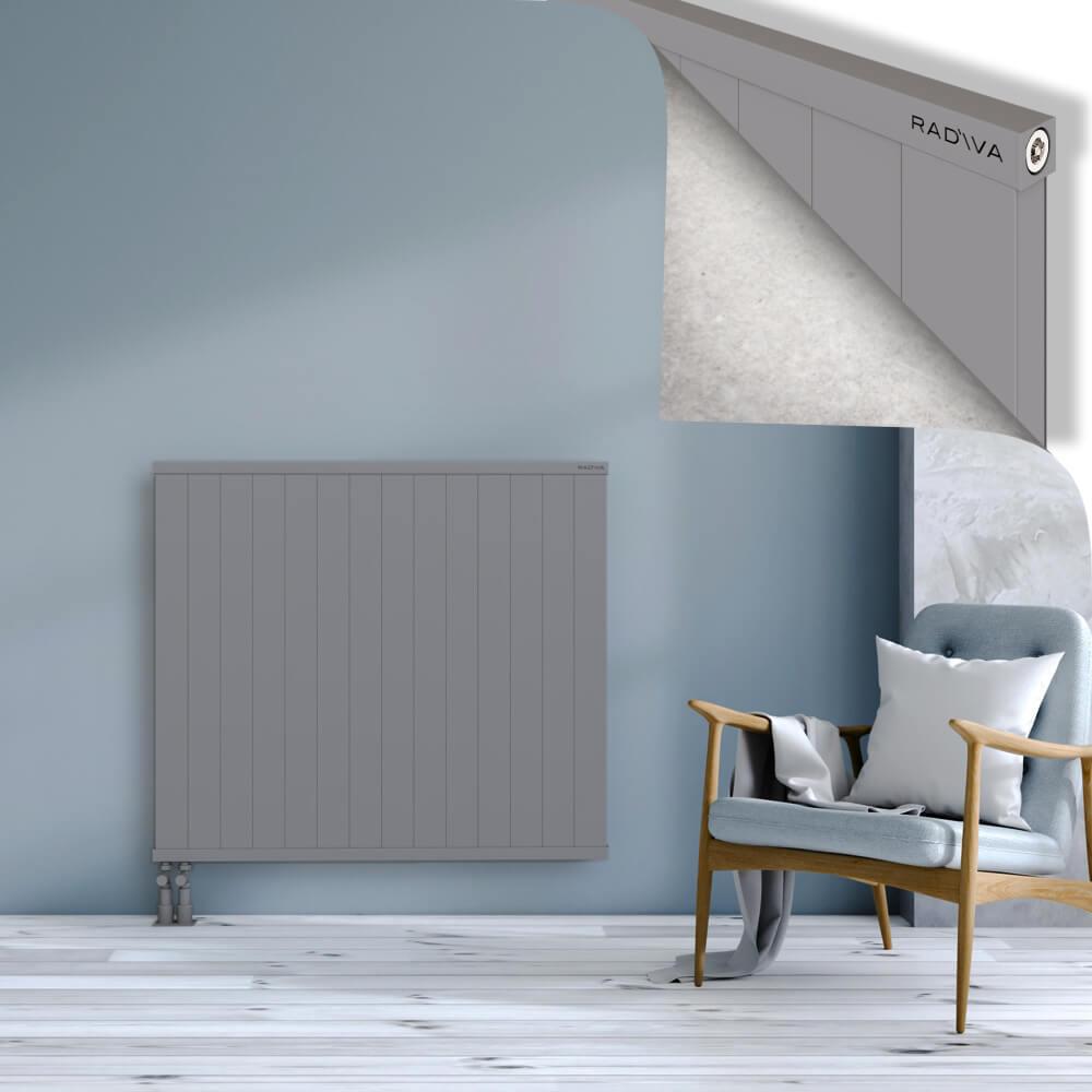 RIO Dekoratif Alüminyum Radyatör 1000x1404 Gri