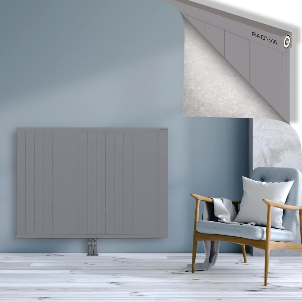 RIO Dekoratif Alüminyum Radyatör 1000x1704 Gri