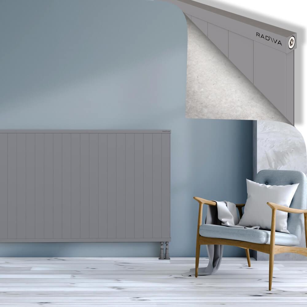 RIO Dekoratif Alüminyum Radyatör 1000x2404 Gri