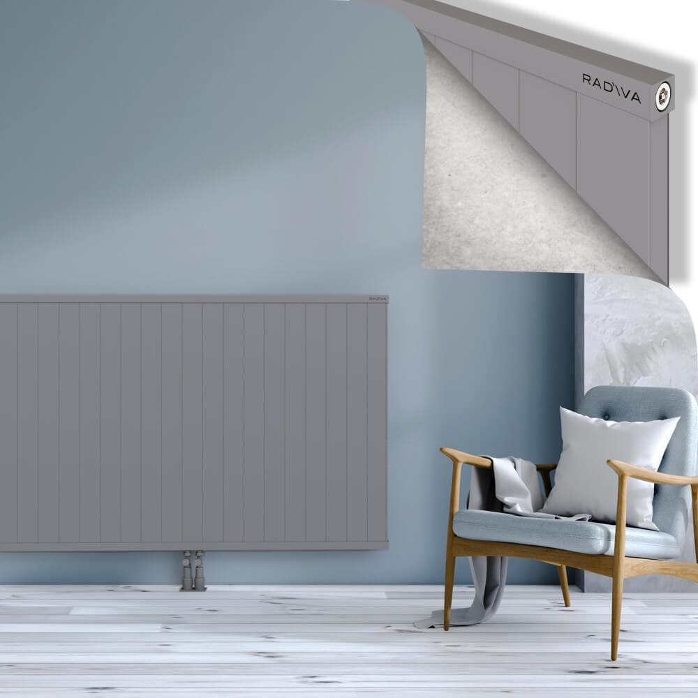 RIO Dekoratif Alüminyum Radyatör 1000x2404 Gri