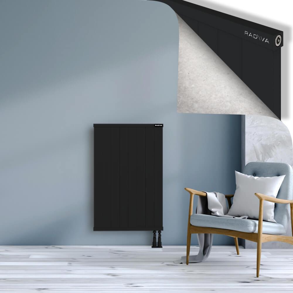 RIO Dekoratif Alüminyum Radyatör 1000x804 Siyah