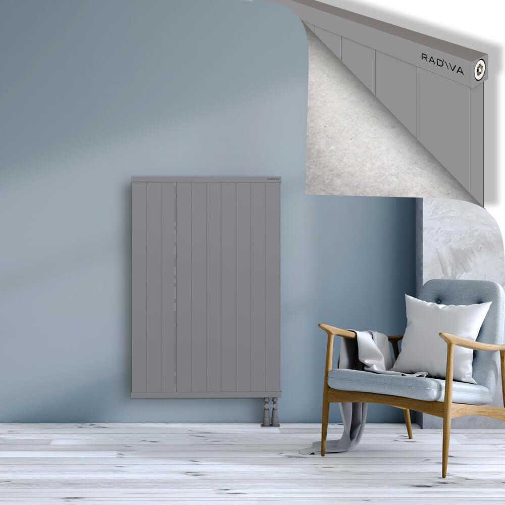 RIO Dekoratif Alüminyum Radyatör 1200x1004 Gri