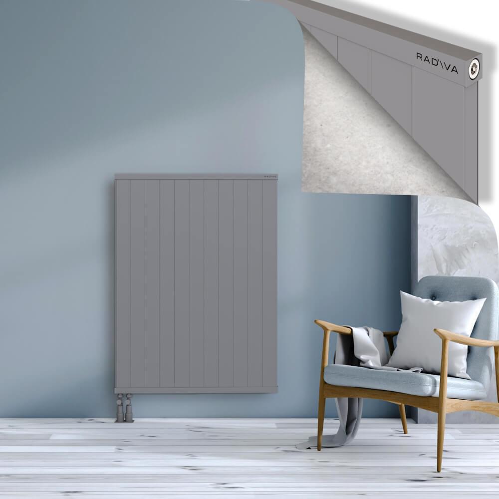 RIO Dekoratif Alüminyum Radyatör 1200x1104 Gri