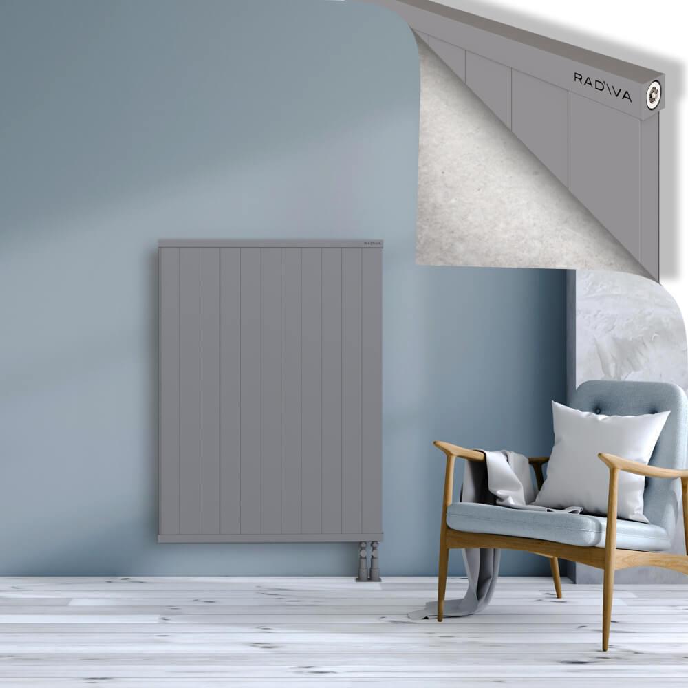 RIO Dekoratif Alüminyum Radyatör 1200x1104 Gri