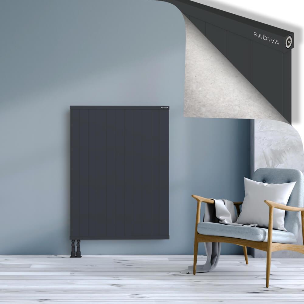 RIO Dekoratif Alüminyum Radyatör 1200x1104 Koyu Antrasit