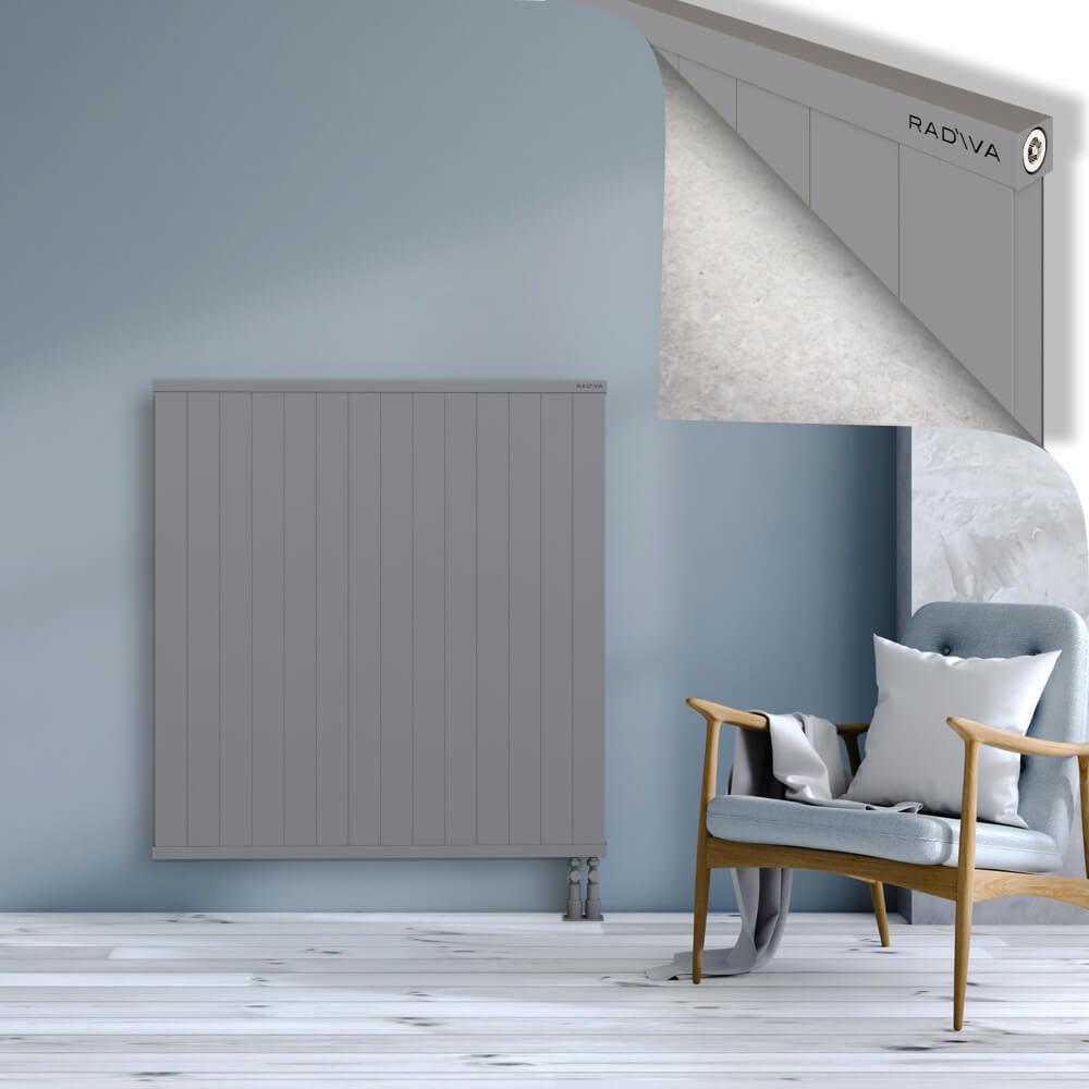 RIO Dekoratif Alüminyum Radyatör 1200x1404 Gri