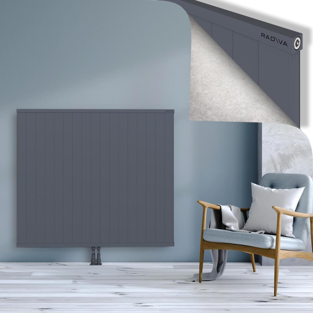RIO Dekoratif Alüminyum Radyatör 1200x1704 Antrasit